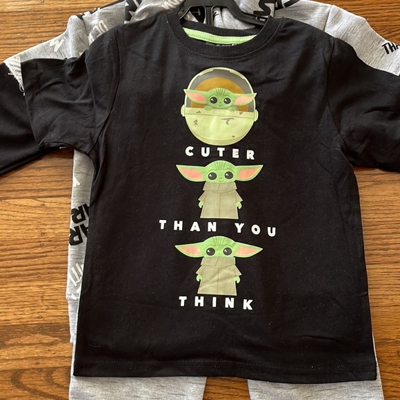 Star Wars Kids 3 piece Set size 5T Boy Hoodie pants Shirt - Picture 12 of 12